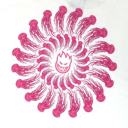SPITFIRE T-SHIRT スピットファイヤー Tシャツ SPITFIRE X ATLANTIC DRIFT JELLY CLASSIC WHITE スケートボード スケボー 3