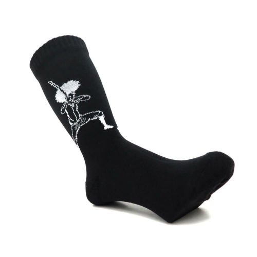 WHIMSY SOCKS ウィムジー ソックス 靴下 MARA BLACK スケートボード スケボー 