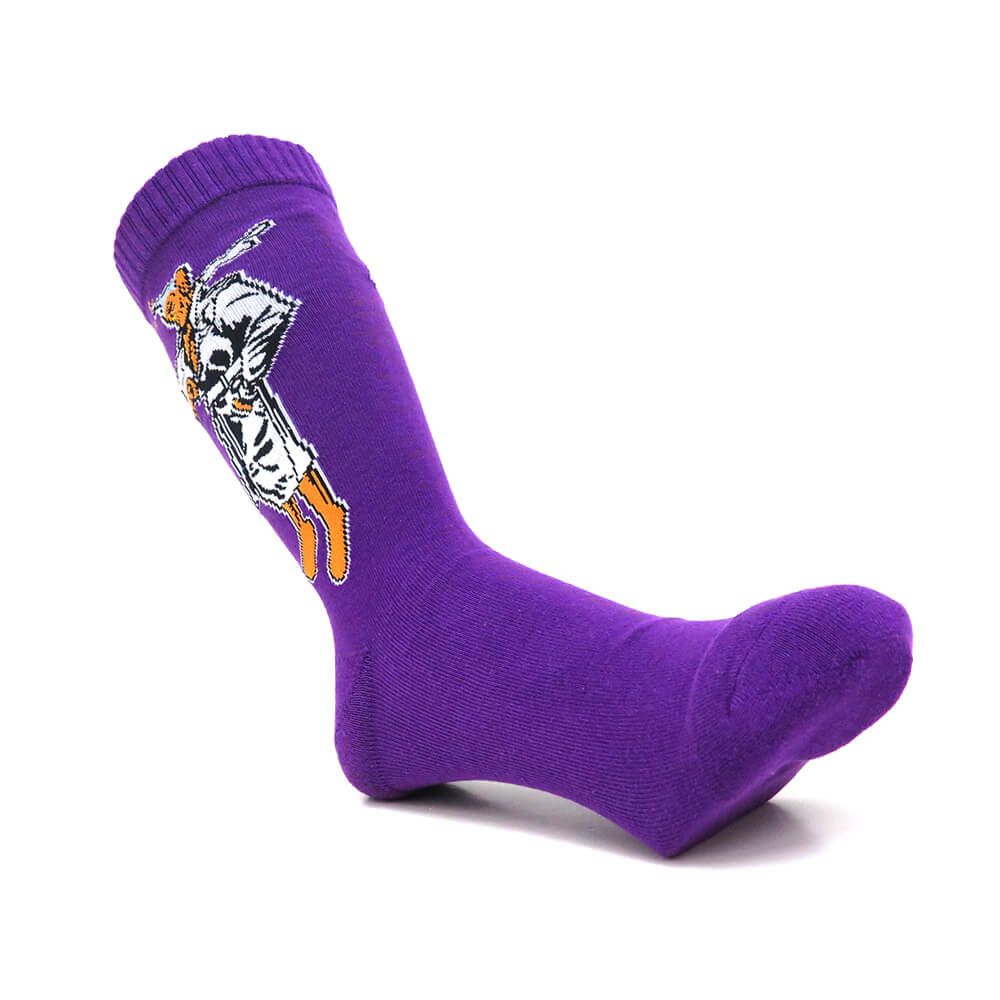 WHIMSY SOCKS ウィムジー ソックス 靴下 PEEPO SAN PURPLE スケートボード スケボー 