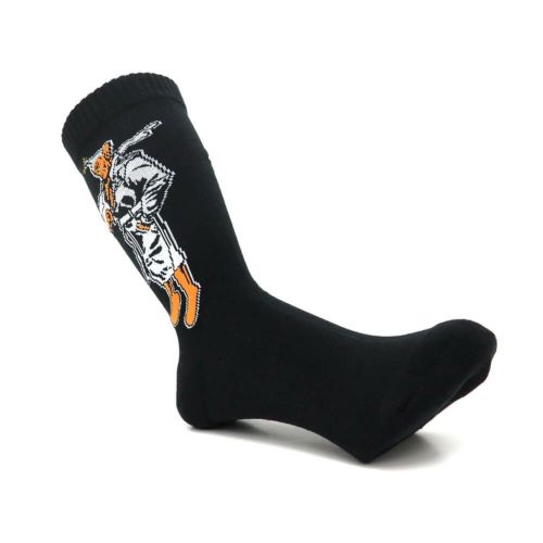  WHIMSY SOCKS ウィムジー ソックス 靴下 PEEPO SAN BLACK スケートボード スケボー 