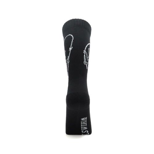 WHIMSY SOCKS ウィムジー ソックス 靴下 FISHING GIRL BLACK スケートボード スケボー 2