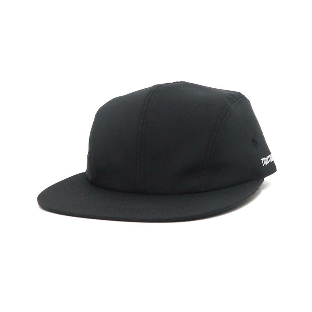 TIGHTBOOTH（TBPR）CAP タイトブース キャップ RIPSTOP SIDE LOGO CAMP BLACK スケートボード スケボー 