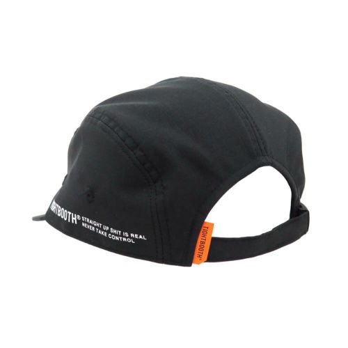 TIGHTBOOTH（TBPR）CAP タイトブース キャップ RIPSTOP SIDE LOGO CAMP BLACK スケートボード スケボー 2