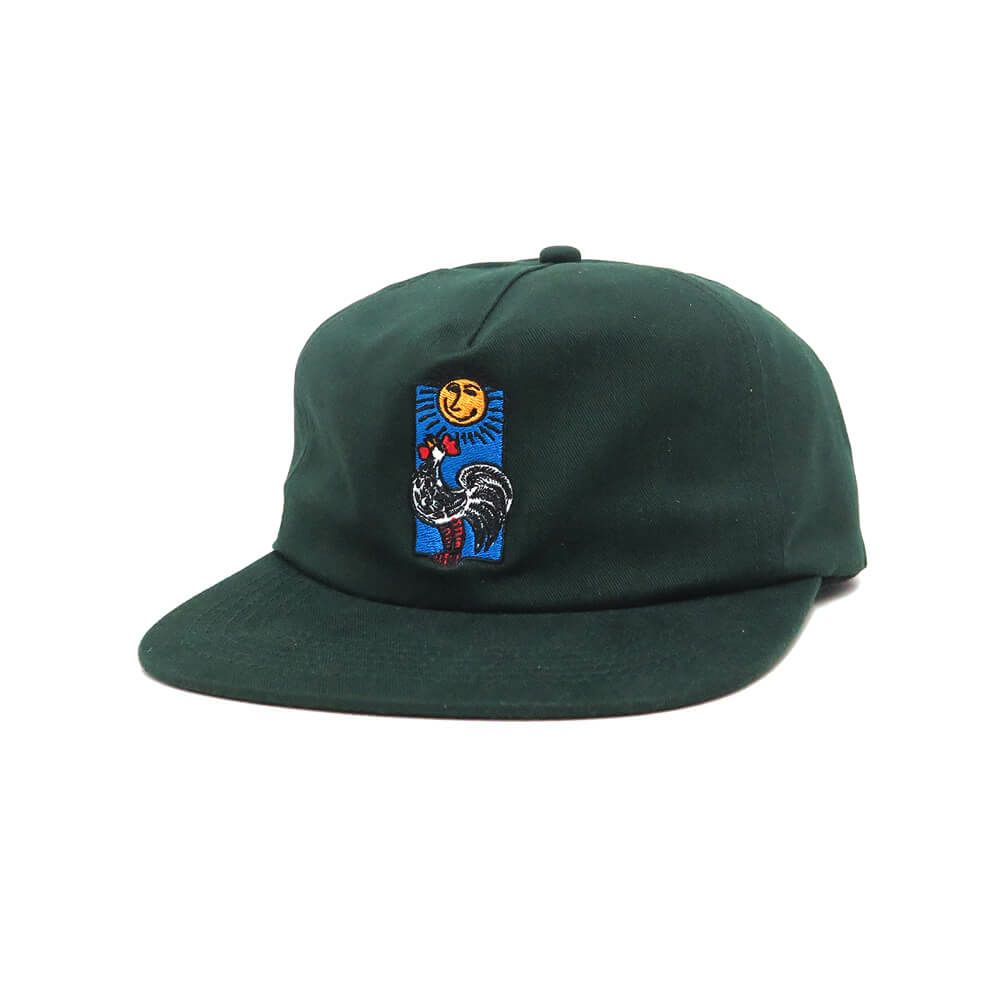 CHOCOLATE CAP チョコレート キャップ ROOSTER 5 PANEL FOREST GREEN スケートボード スケボー 