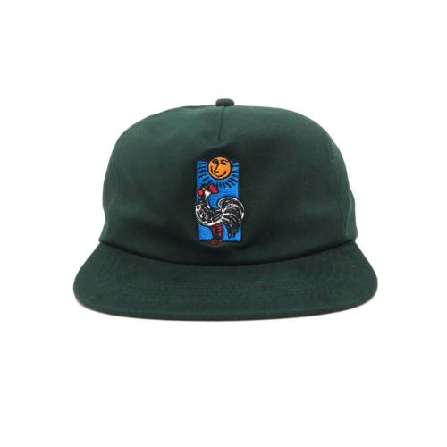 CHOCOLATE CAP チョコレート キャップ ROOSTER 5 PANEL FOREST GREEN スケートボード スケボー 1