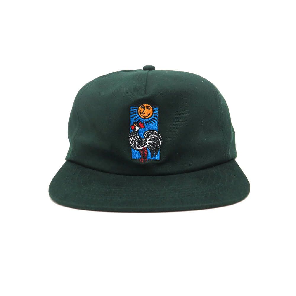 CHOCOLATE CAP チョコレート キャップ ROOSTER 5 PANEL FOREST GREEN スケートボード スケボー 1