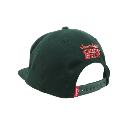 CHOCOLATE CAP チョコレート キャップ ROOSTER 5 PANEL FOREST GREEN スケートボード スケボー 2