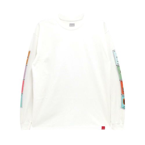 CHOCOLATE LONG SLEEVE チョコレート ロングスリーブTシャツ LOTERIA CARDS UP WHITE スケートボード スケボー 1