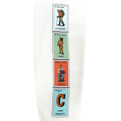 CHOCOLATE LONG SLEEVE チョコレート ロングスリーブTシャツ LOTERIA CARDS UP WHITE スケートボード スケボー 3