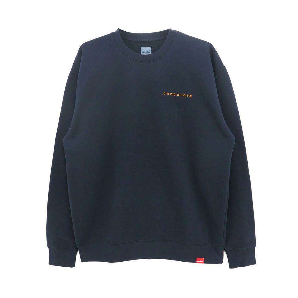 CHOCOLATE CREW SWEAT チョコレート トレーナー COMIC NAVY スケートボード スケボー 