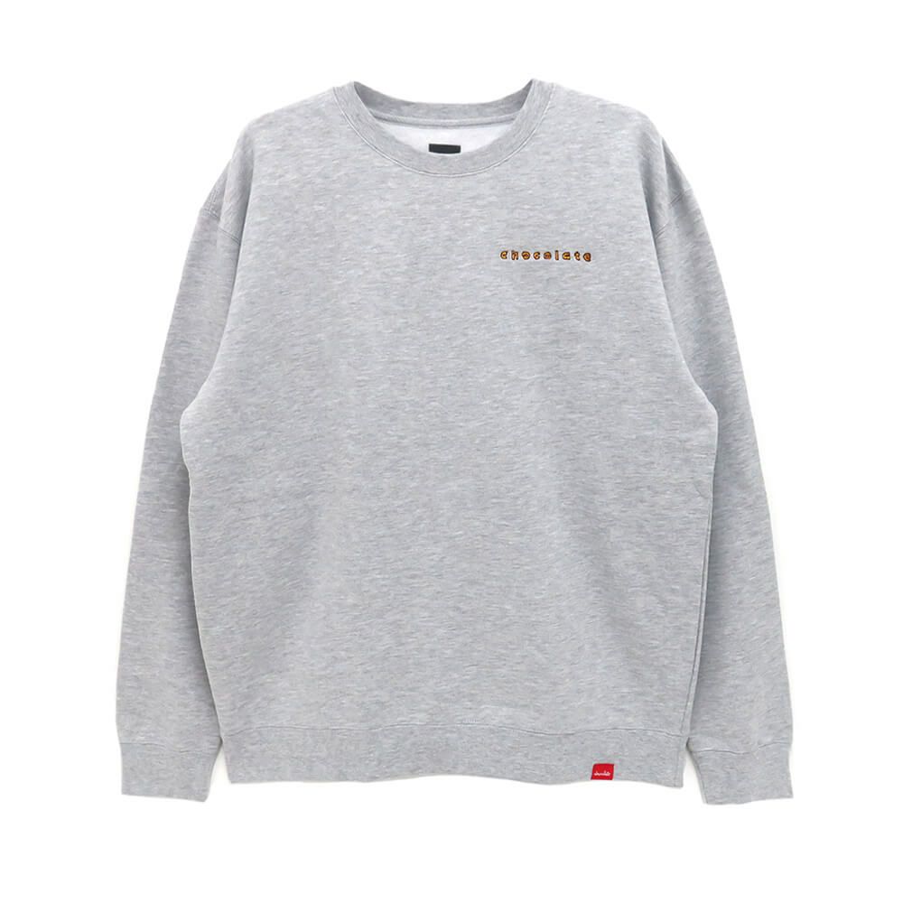  CHOCOLATE CREW SWEAT チョコレート トレーナー COMIC GREY スケートボード スケボー 