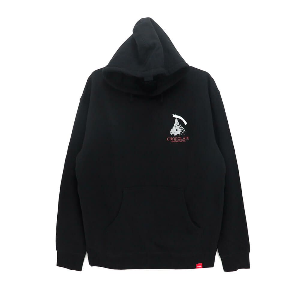CHOCOLATE HOOD チョコレート パーカー KISS BLACK スケートボード スケボー 