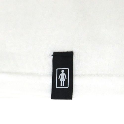 GIRL LONG SLEEVE ガール ロングスリーブTシャツ WONDER WHITE スケートボード スケボー 2