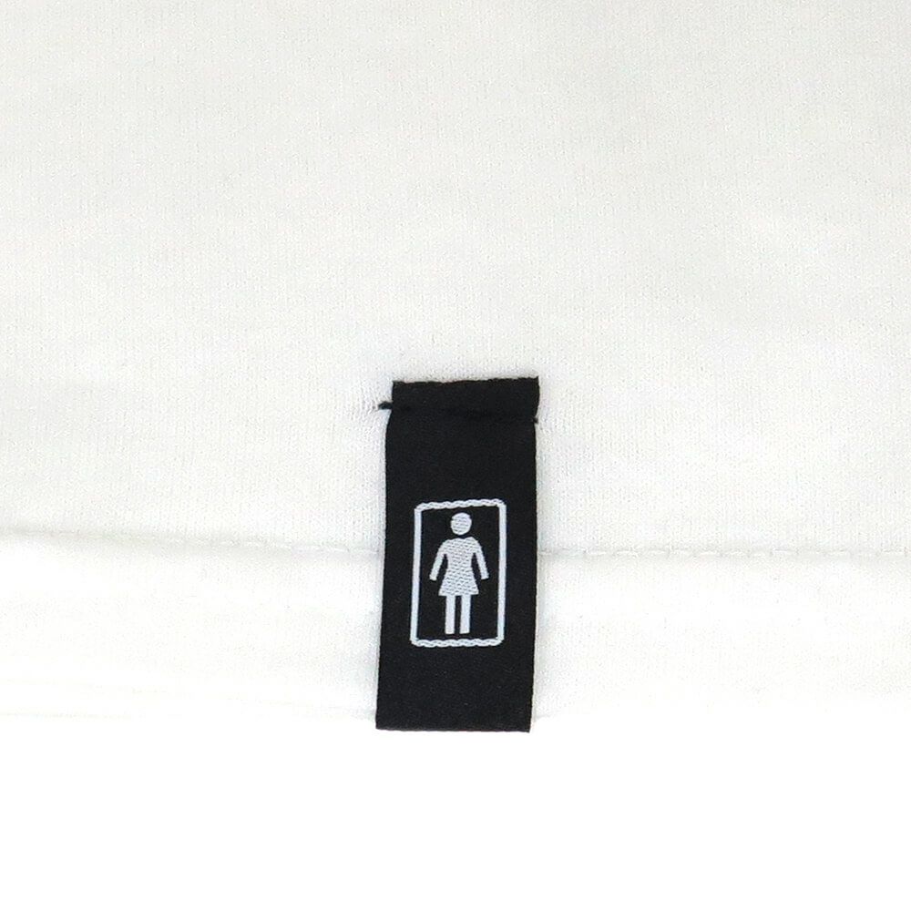 GIRL LONG SLEEVE ガール ロングスリーブTシャツ WONDER WHITE スケートボード スケボー 2