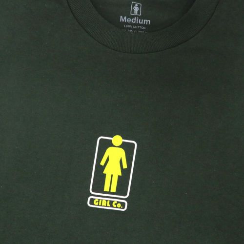 GIRL LONG SLEEVE ガール ロングスリーブTシャツ 93 TIL LOVERS OG FOREST GREEN スケートボード スケボー 1
