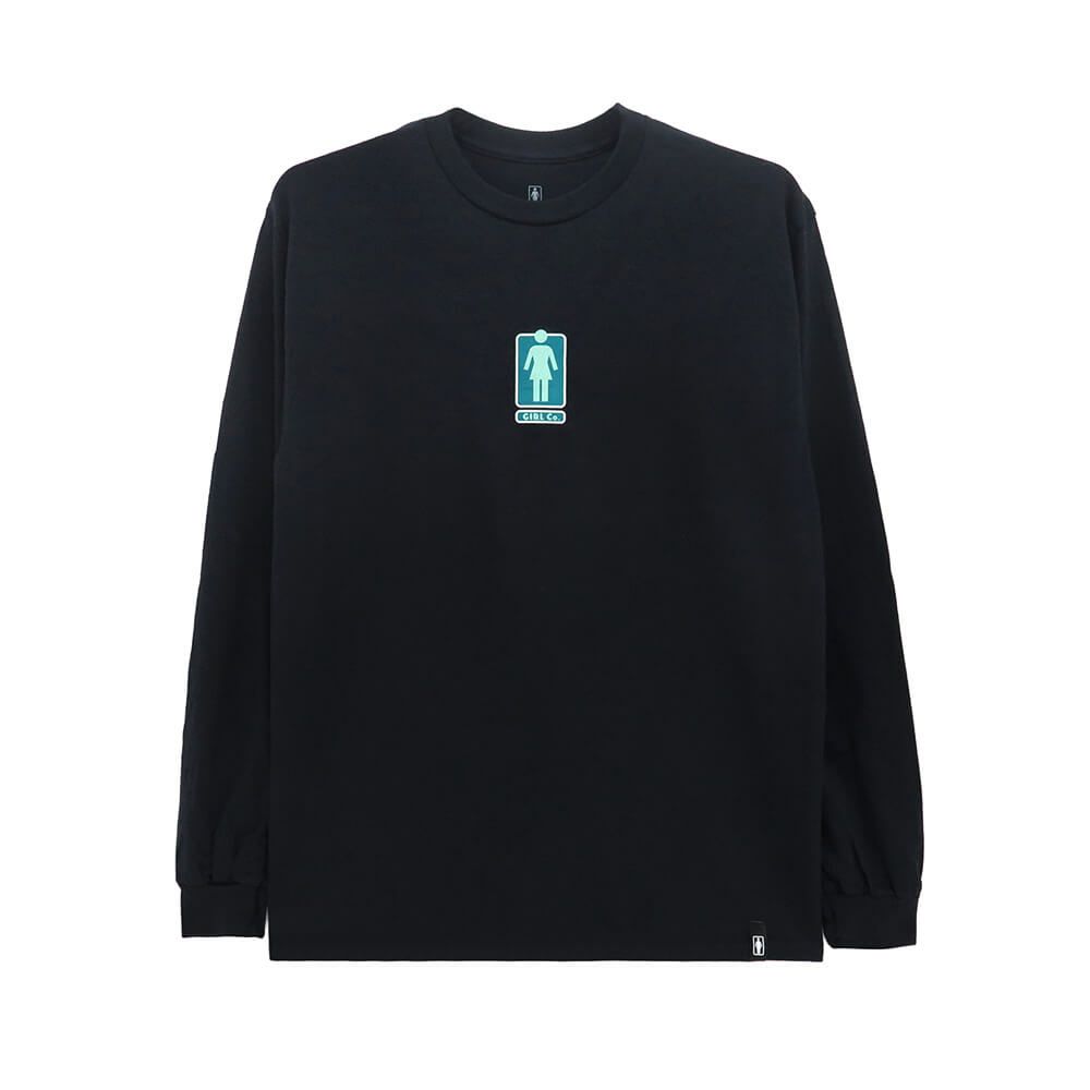 GIRL LONG SLEEVE ガール ロングスリーブTシャツ 93 TIL LOVERS OG BLACK スケートボード スケボー 