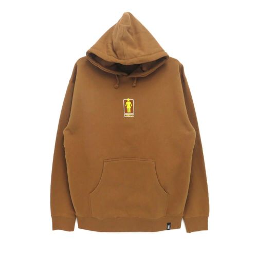 GIRL HOOD ガール パーカー 93 TIL LOVERS OG SADDLE BROWN スケートボード スケボー 