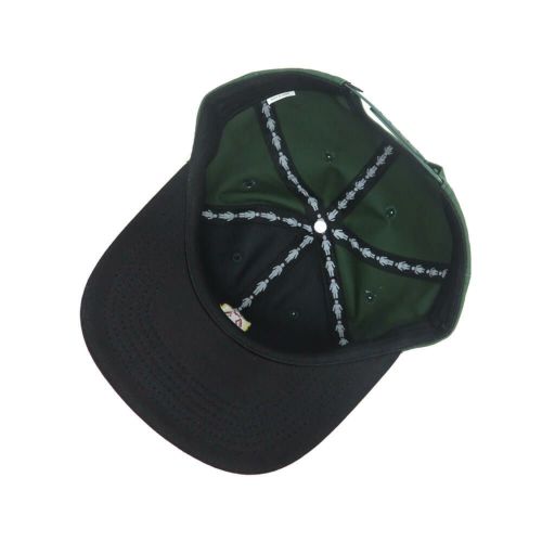 GIRL CAP ガール キャップ OG NATURALS 6 PANEL GREEN/BLACK スケートボード スケボー 3