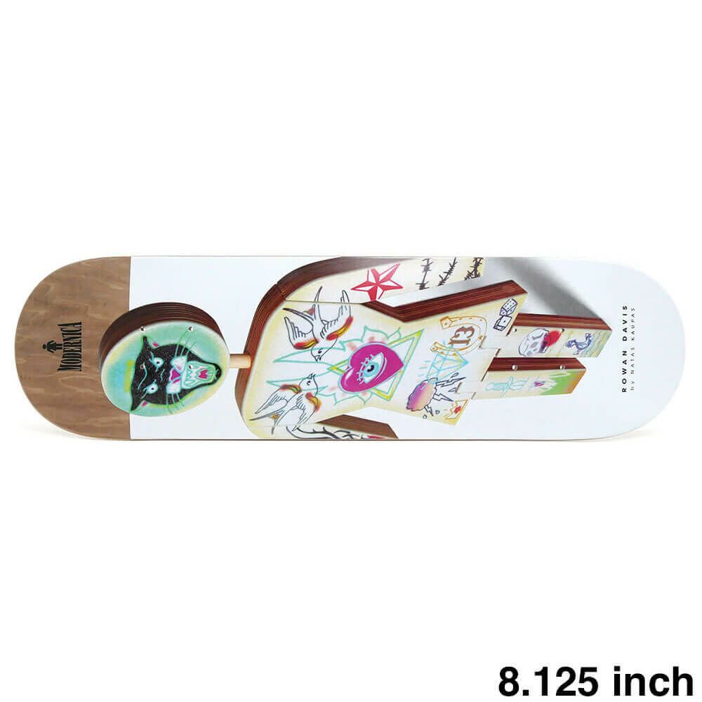 GIRL DECK ガール デッキ ROWAN DAVIS MODERNICA 8.125（GB4837） BY NATAS KAUPAS スケートボード スケボー