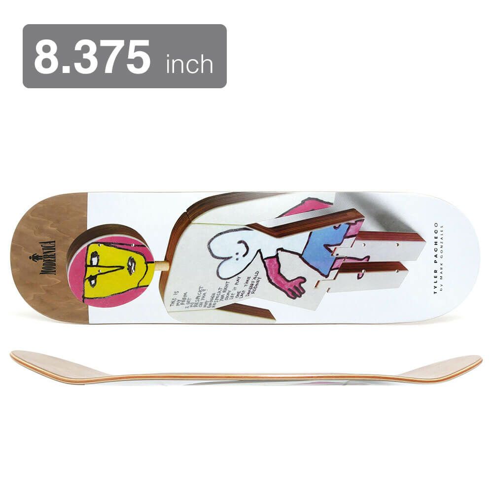 GIRL DECK ガール デッキ TYLER PACHECO MODERNICA 8.375（GB4836） BY MARK GONZALES スケートボード スケボー