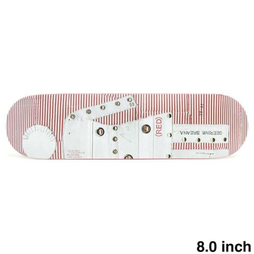 GIRL DECK ガール デッキ BREANA GEERING (RED) STRIPE 8.0（GB4839） スケートボード スケボー
