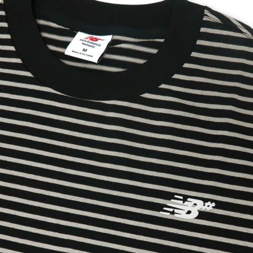 NEW BALANCE NUMERIC T-SHIRT ニューバランス ヌメリック Tシャツ STRIPE BLACK スケートボード スケボー 1