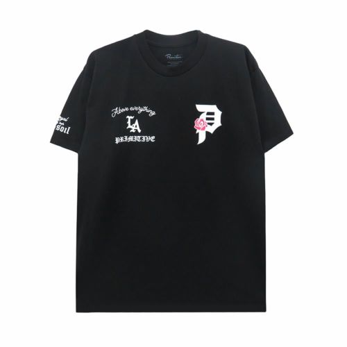 PRIMITIVE T-SHIRT プリミティブ Tシャツ CHAMPS BLACK スケートボード スケボー 1