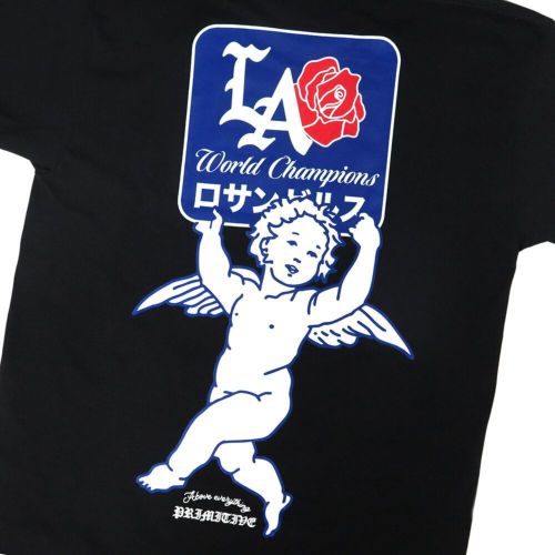 PRIMITIVE T-SHIRT プリミティブ Tシャツ CHAMPS BLACK スケートボード スケボー 4