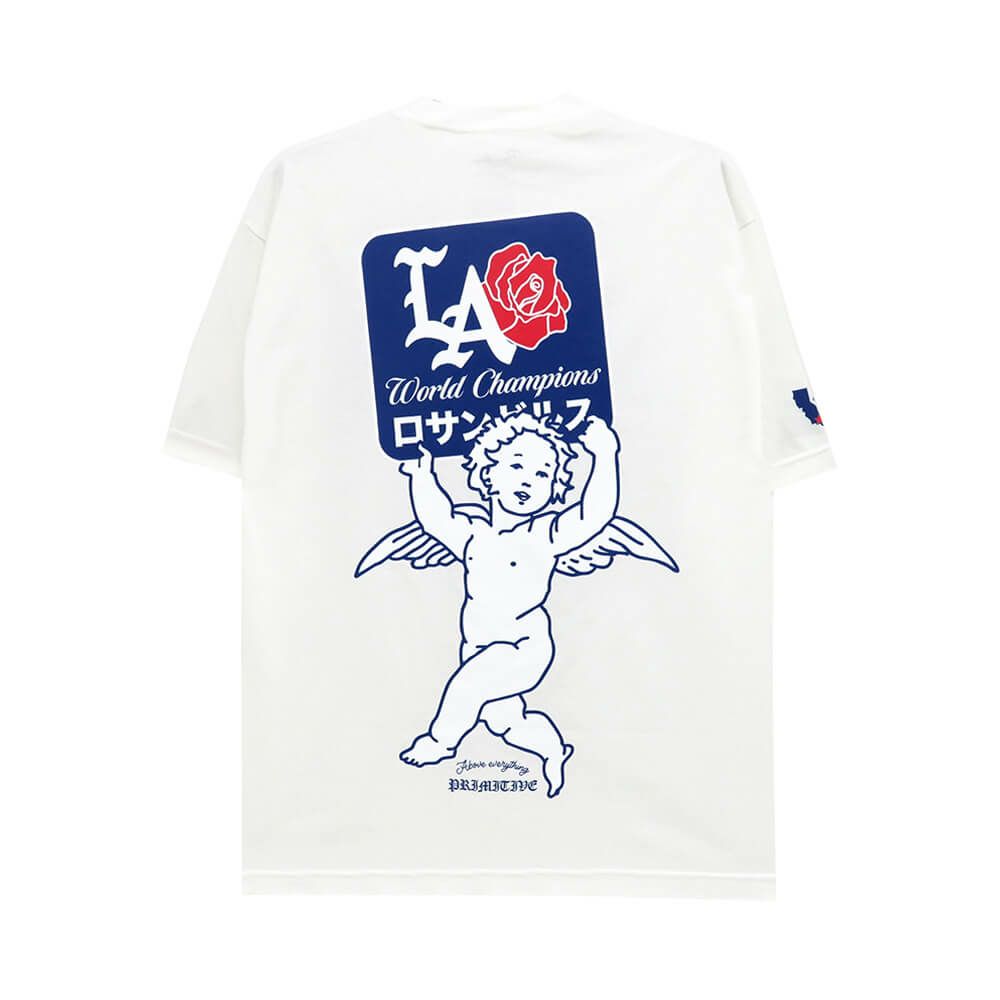 PRIMITIVE T-SHIRT プリミティブ Tシャツ CHAMPS WHITE スケートボード スケボー 