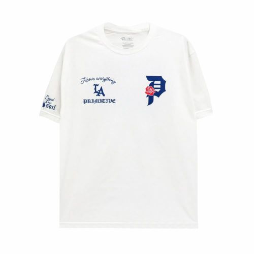 PRIMITIVE T-SHIRT プリミティブ Tシャツ CHAMPS WHITE スケートボード スケボー 1