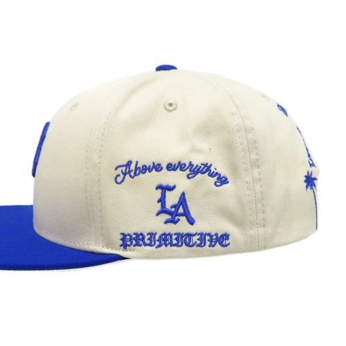 PRIMITIVE CAP プリミティブ キャップ CHAMPS SNAPBACK CREAM/BLUE スケートボード スケボー 2