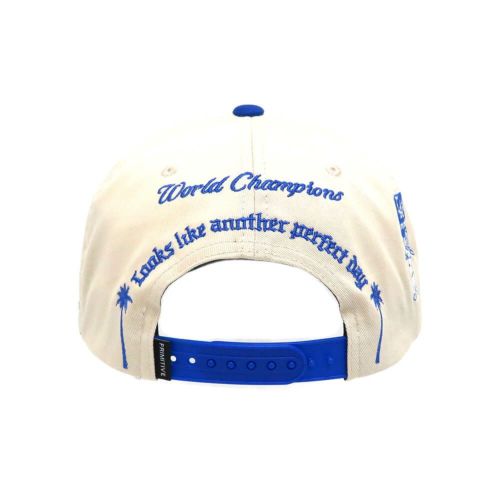 PRIMITIVE CAP プリミティブ キャップ CHAMPS SNAPBACK CREAM/BLUE スケートボード スケボー 4