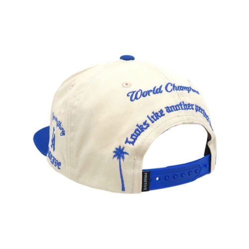 PRIMITIVE CAP プリミティブ キャップ CHAMPS SNAPBACK CREAM/BLUE スケートボード スケボー 5