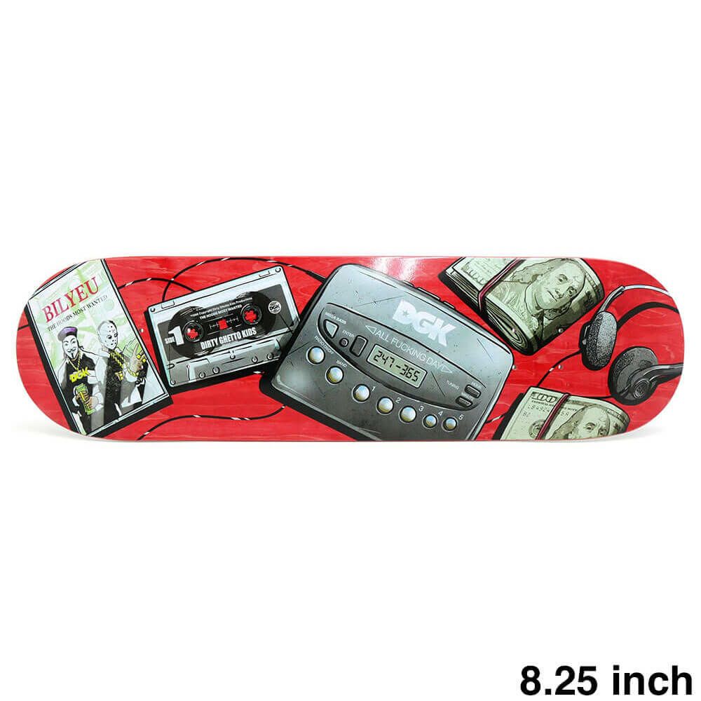 DGK DECK ディージーケー デッキ KEVIN BILYEU ON REPEAT 8.25 スケートボード スケボー