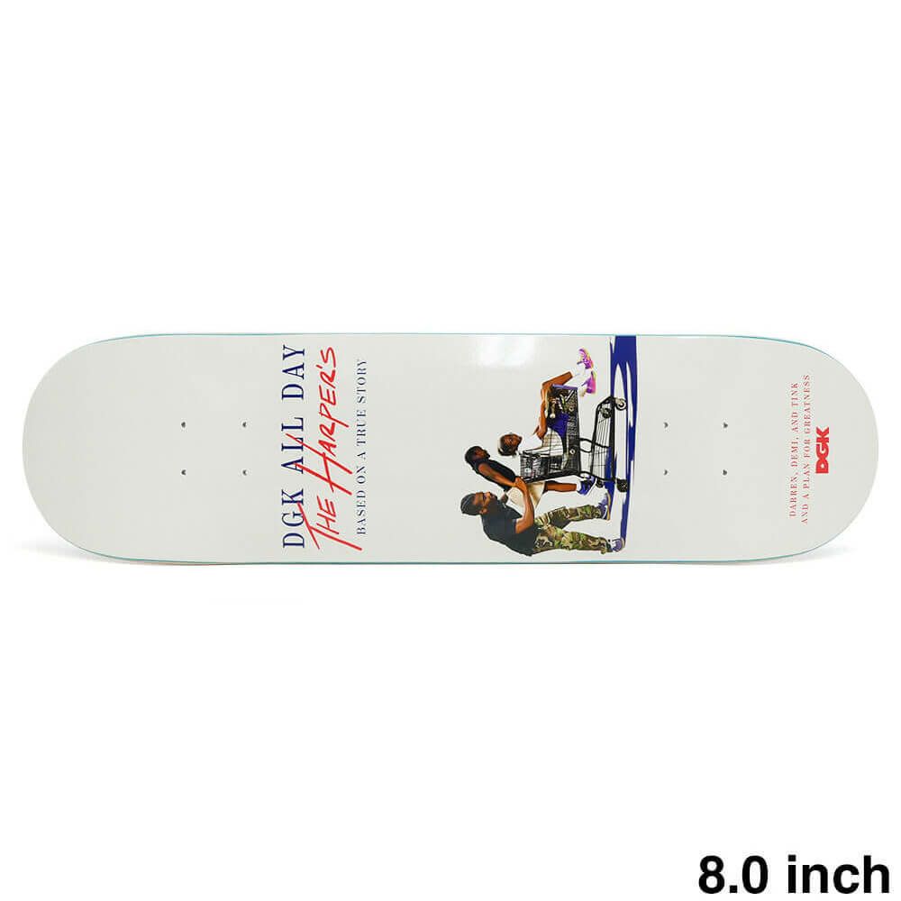 DGK DECK ディージーケー デッキ DARREN HARPER GREATNESS THE HARPERS 8.0 スケートボード スケボー