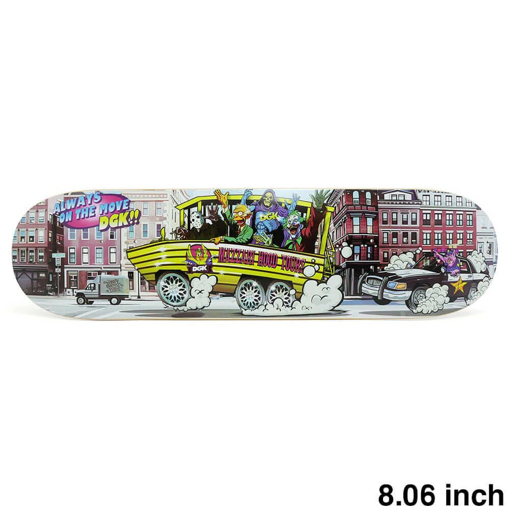 DGK DECK ディージーケー デッキ WILL MAZZARI HOOD TOURS 8.06 スケートボード スケボー