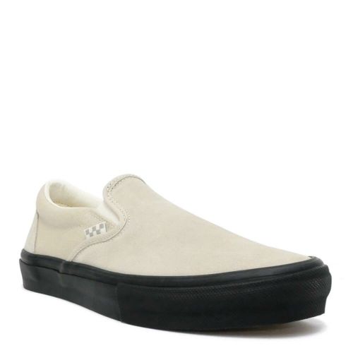 VANS SHOES バンズ シューズ スニーカー スリッポン SKATE SLIP ON TAN/BLACK（US企画） スケートボード スケボー