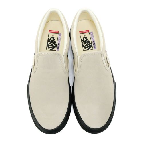 VANS SHOES バンズ シューズ スニーカー スリッポン SKATE SLIP ON TAN/BLACK（US企画） スケートボード スケボー 1