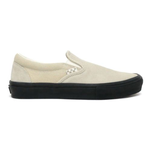 VANS SHOES バンズ シューズ スニーカー スリッポン SKATE SLIP ON TAN/BLACK（US企画） スケートボード スケボー 3