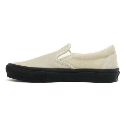 VANS SHOES バンズ シューズ スニーカー スリッポン SKATE SLIP ON TAN/BLACK（US企画） スケートボード スケボー 4