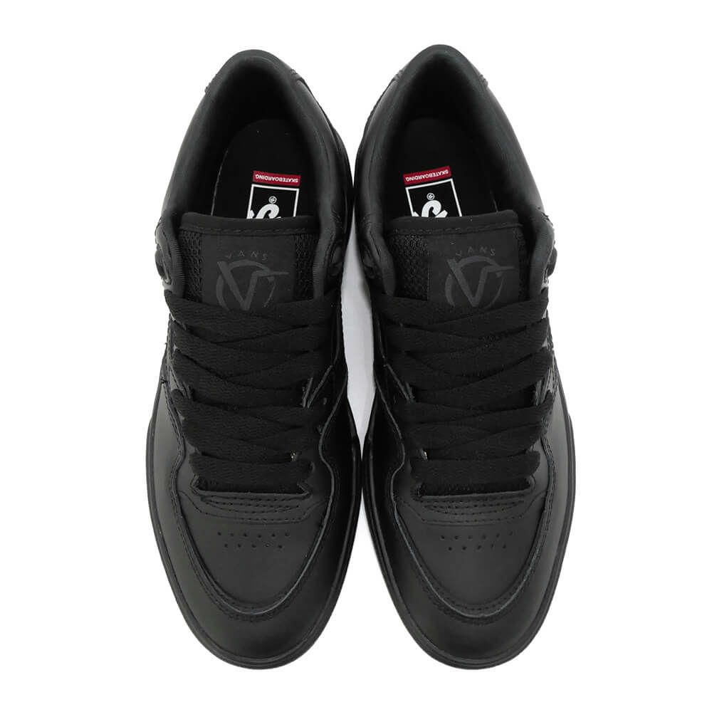 VANS SHOES バンズ シューズ スニーカー SKATE ROWAN 2 LEATHER BLACK（US企画） スケートボード スケボー　1