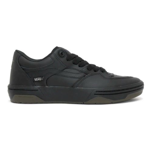 VANS SHOES バンズ シューズ スニーカー SKATE ROWAN 2 LEATHER BLACK（US企画） スケートボード スケボー　3