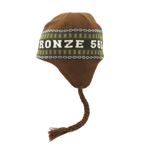 HUF KNITCAP ハフ ニットキャップ HUF X BRONZE 56K FLAP BEANIE BROWN スケートボード スケボー 4