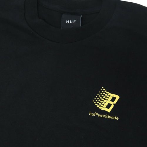 HUF T-SHIRT ハフ Tシャツ HUF X BRONZE 56K BLACK スケートボード スケボー 2