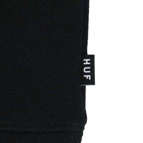 HUF CREW SWEAT ハフ トレーナー HUF X BRONZE 56K BLACK スケートボード スケボー 4