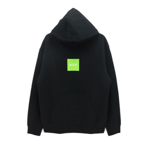 HUF HOOD ハフ パーカー HUF SET BOX BLACK スケートボード スケボー 