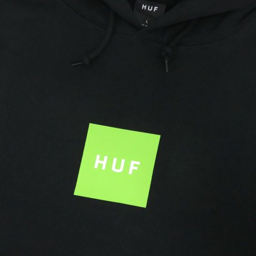 HUF HOOD ハフ パーカー HUF SET BOX BLACK スケートボード スケボー 1