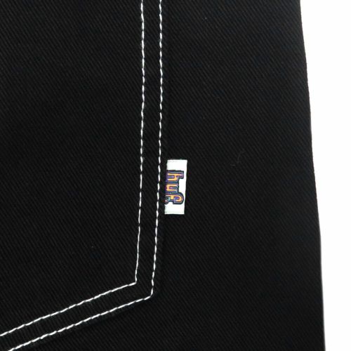 HUF JEANS ハフ パンツ ジーンズ CROMER PANTS BLACK/WHITE スケートボード スケボー 5