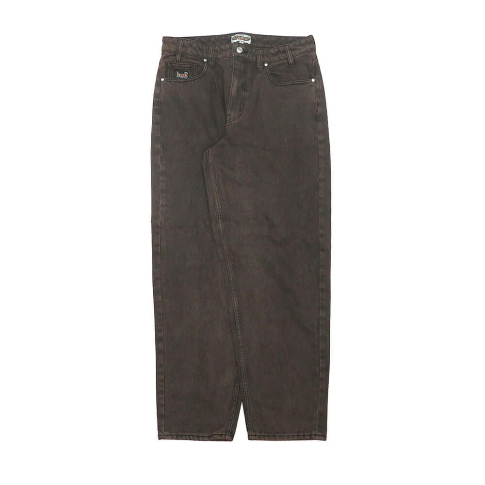 HUF JEANS ハフ パンツ ジーンズ CROMER WASHED COFFEE スケートボード スケボー 