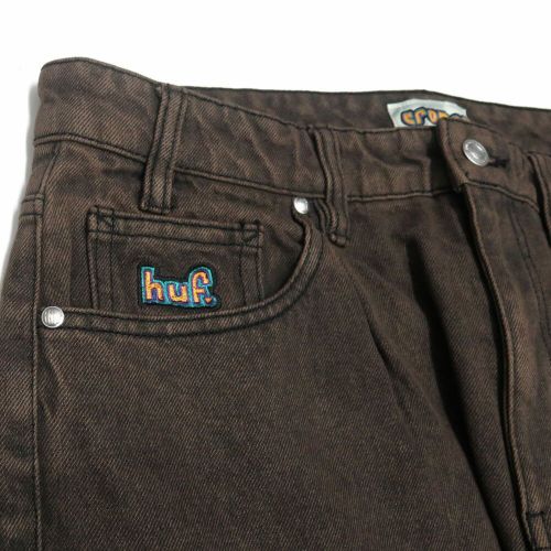 HUF JEANS ハフ パンツ ジーンズ CROMER WASHED COFFEE スケートボード スケボー 1